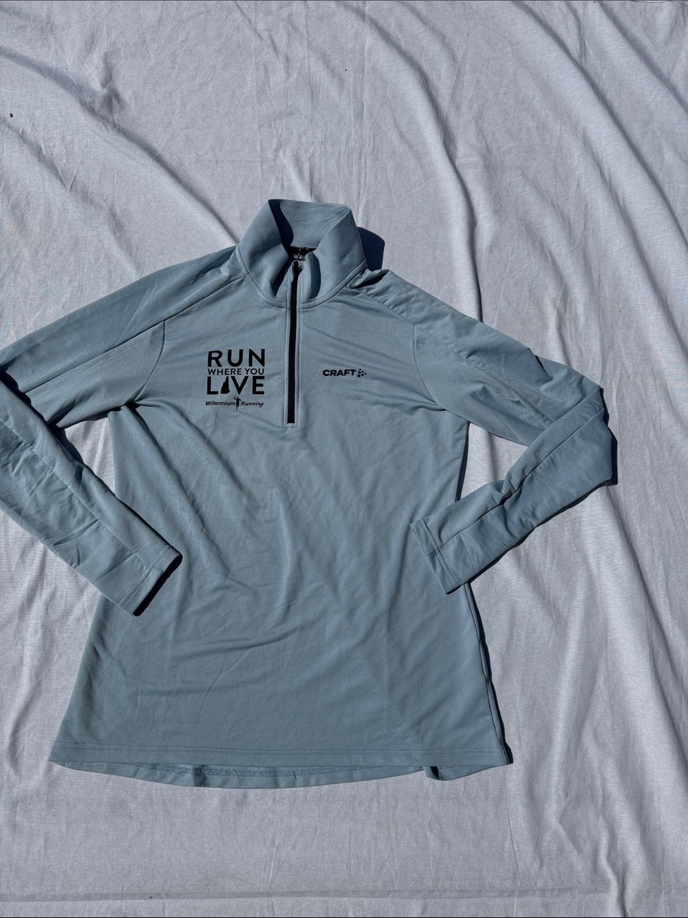 RUN NH Millennium Running Craft Quarter Zip Top